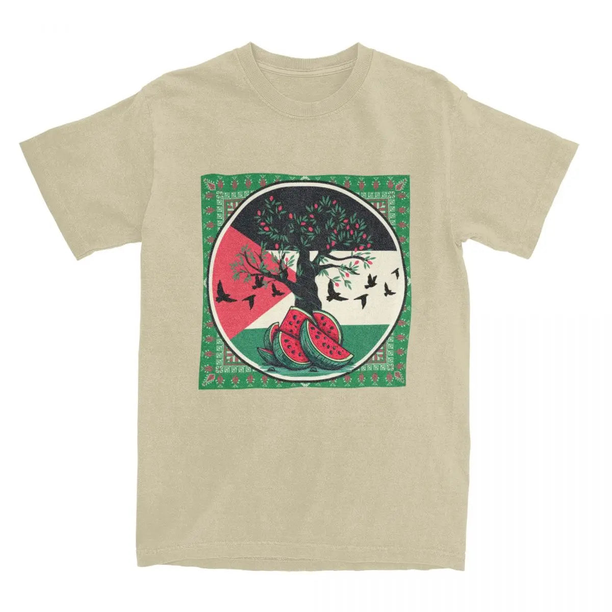 T-Shirts Palestine Watermelon 100% Cotton
