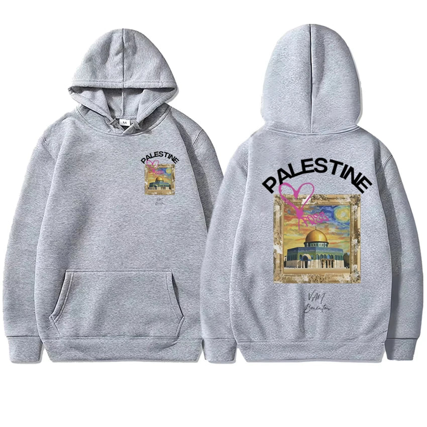 2025 Palestine New Double-Sided print Graphic Hoodies