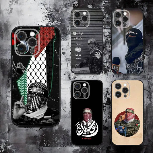 A-Abu O-Obaida Phone Case For iPhone 16,15,14,13,12,11,Pro,Max,Plus,X,XS,SE,E,Mini,Soft Silicone Black Case