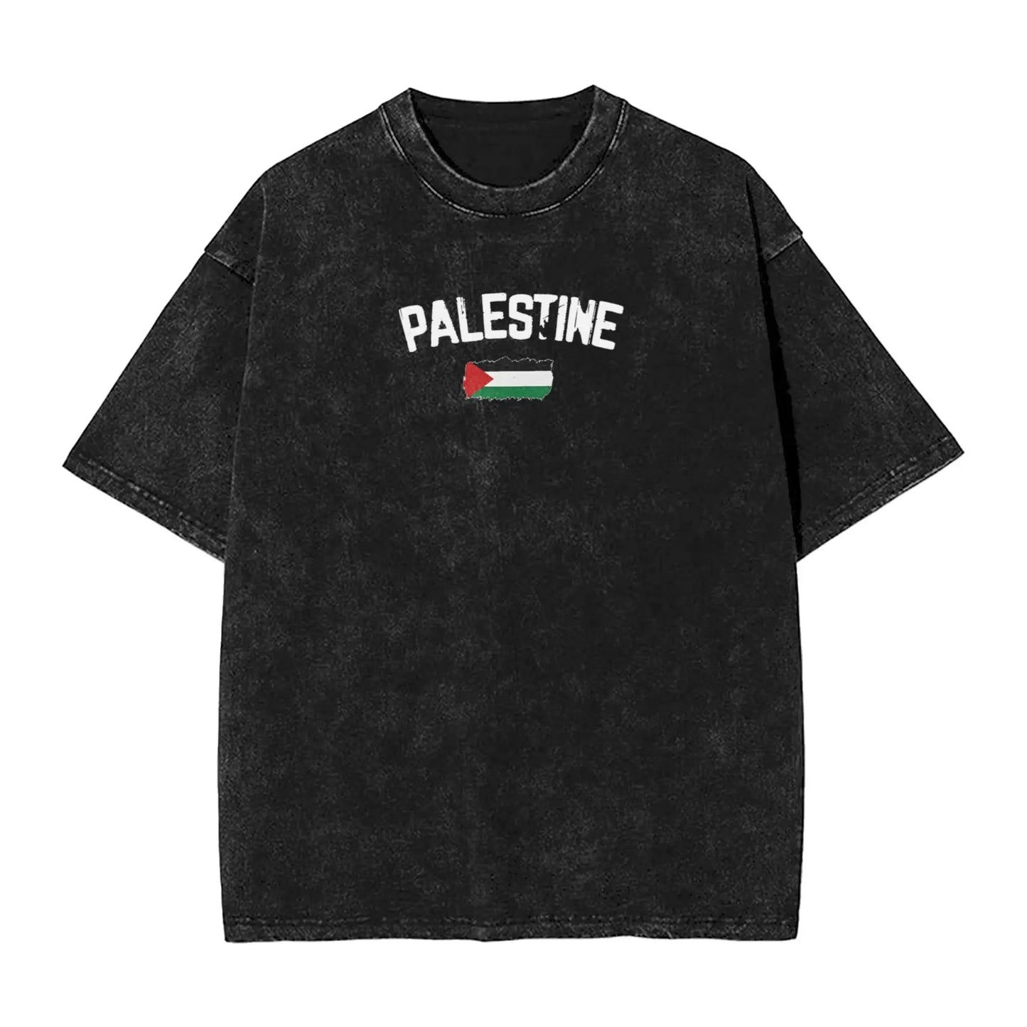 Palestine flag T Shirt Men 100% Cotton