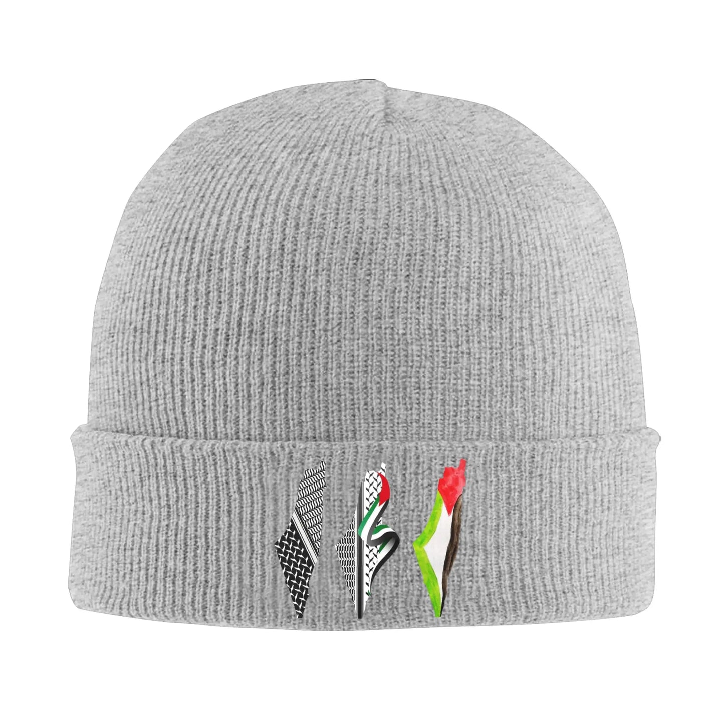 Map of Palestine And The Palestinians Knit Hat Vintage Caps