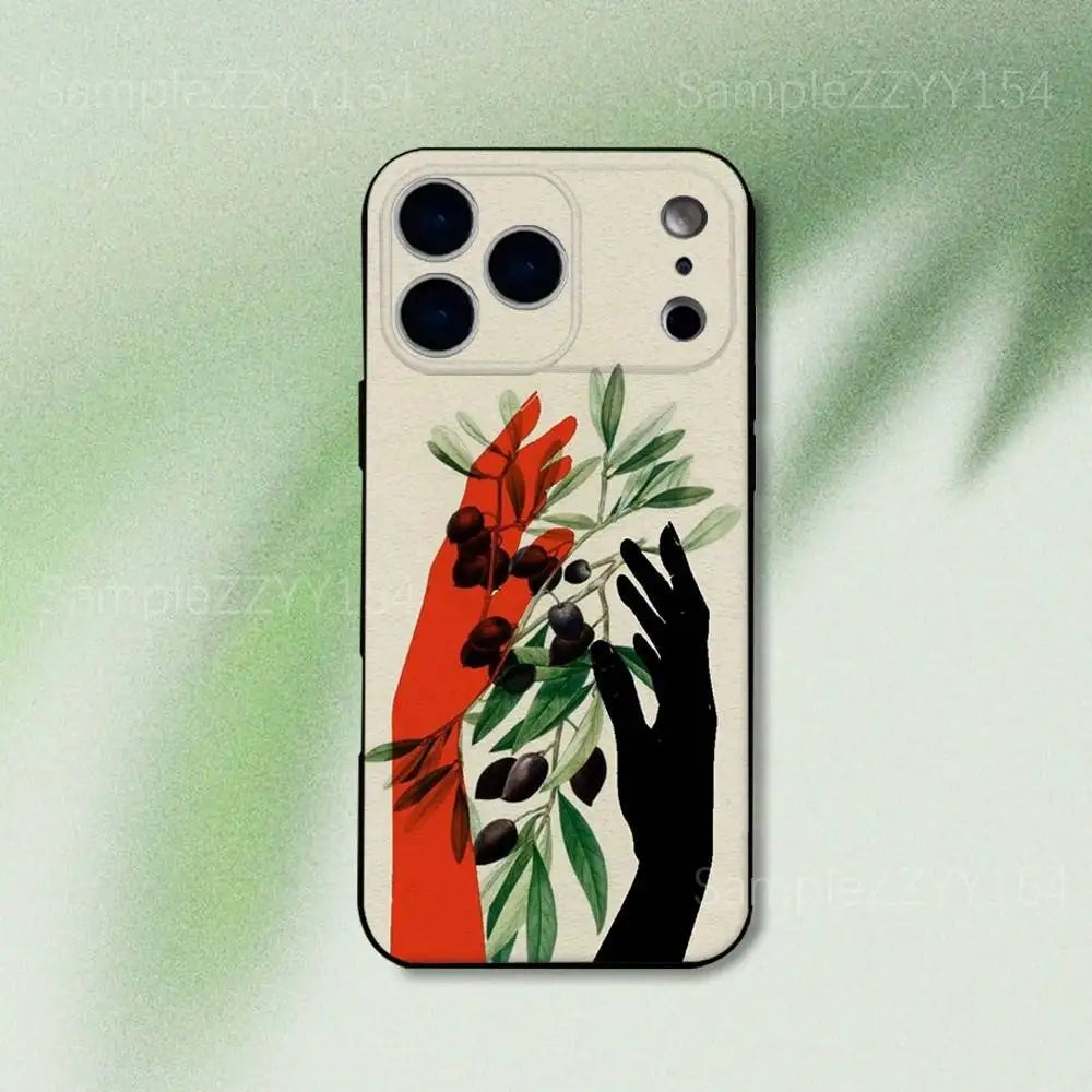 Embroidere Palestines Phone Case For iPhone