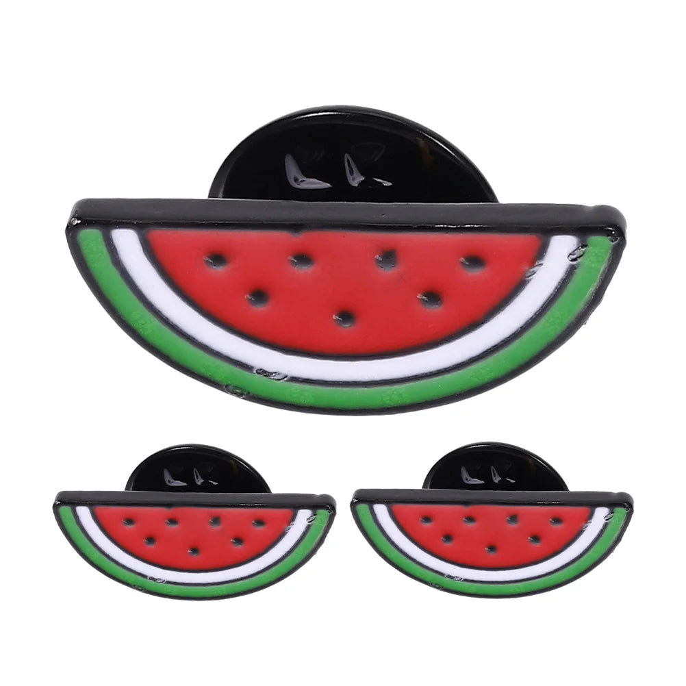 3 Pcs Watermelon Brooch
