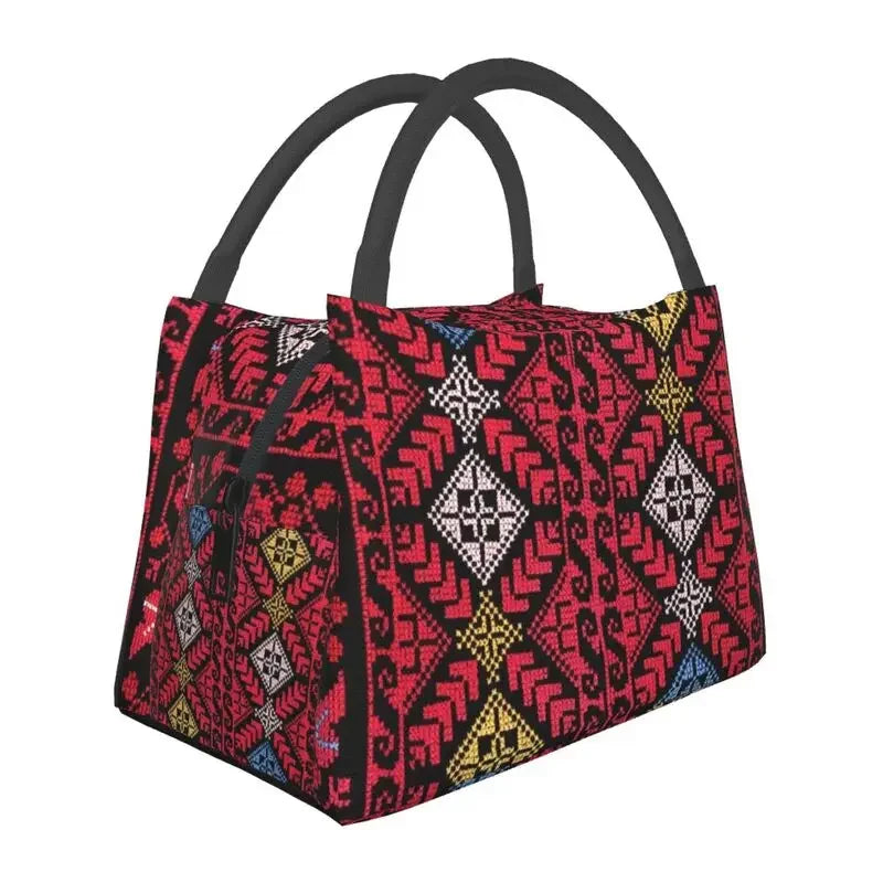 Palestinian Keffiyeh  Lunch Bags Outdoor Waterproof Cooler