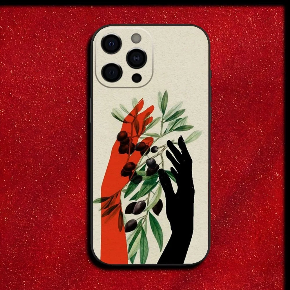 ART Palestine Flag MAP Phone Case For iPhone