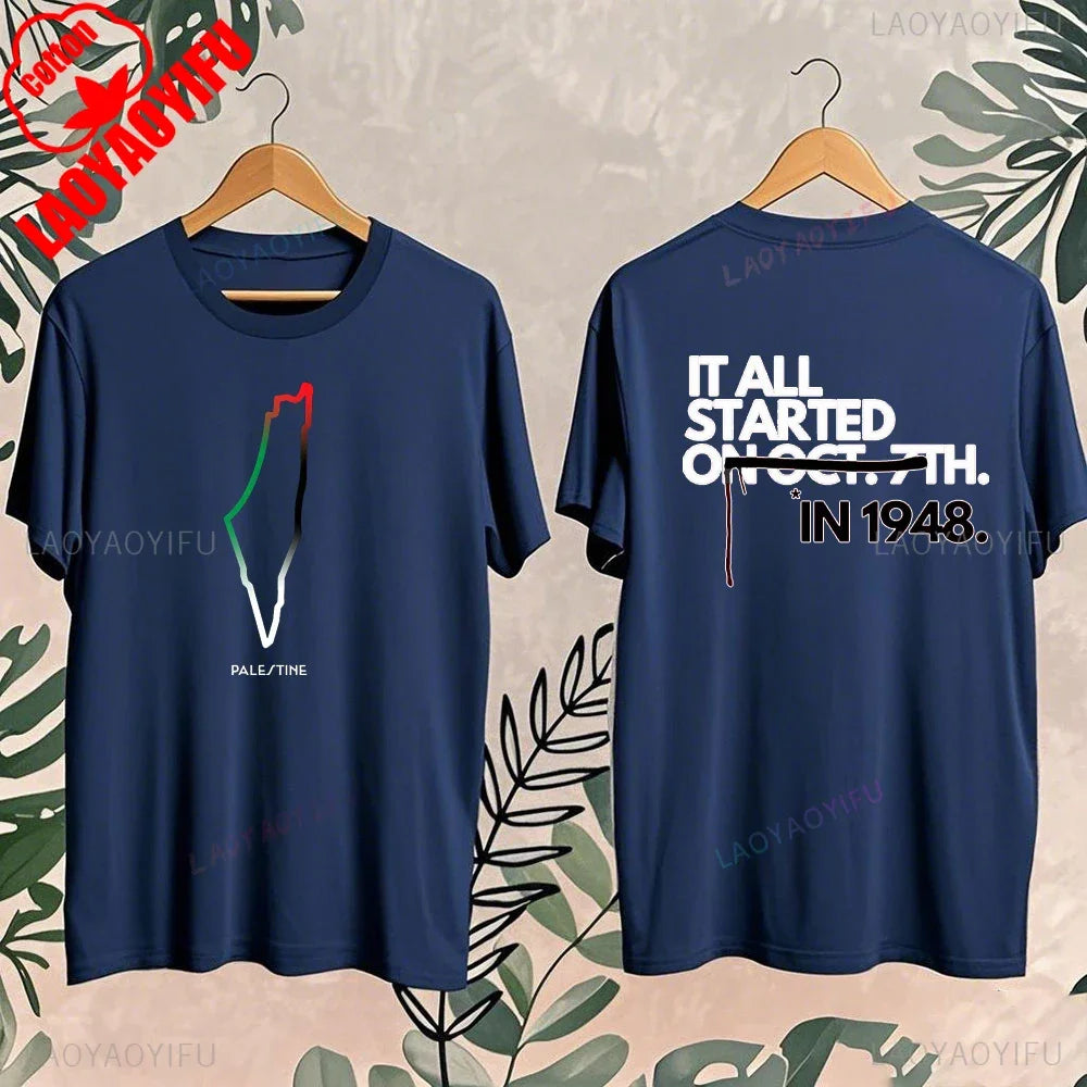 Palestinian Shirt Color of Watermelon 2025