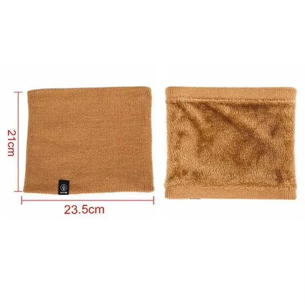 Soft Thickened Plush Warm Scarf - Winter