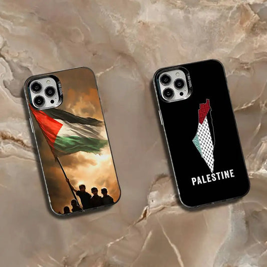 Palestine Flag MAP Phone Case For iPhoneMatte Shockproof Cover