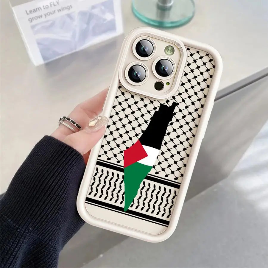 high quality Hattah Keffiyeh Phone Case for Apple iPhone TPU Soft Cover