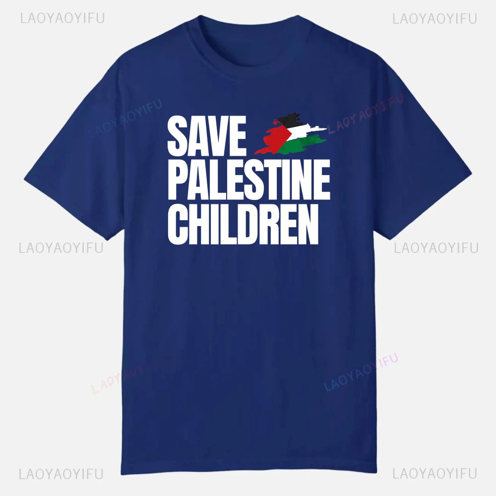 Palestine  Short Sleeve  Cotton T-shirt