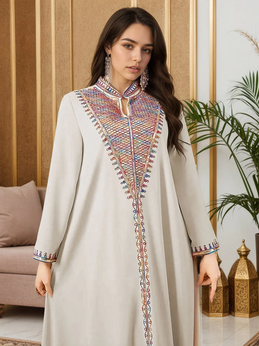 2025 New Moroccan Style Muslim Abaya
