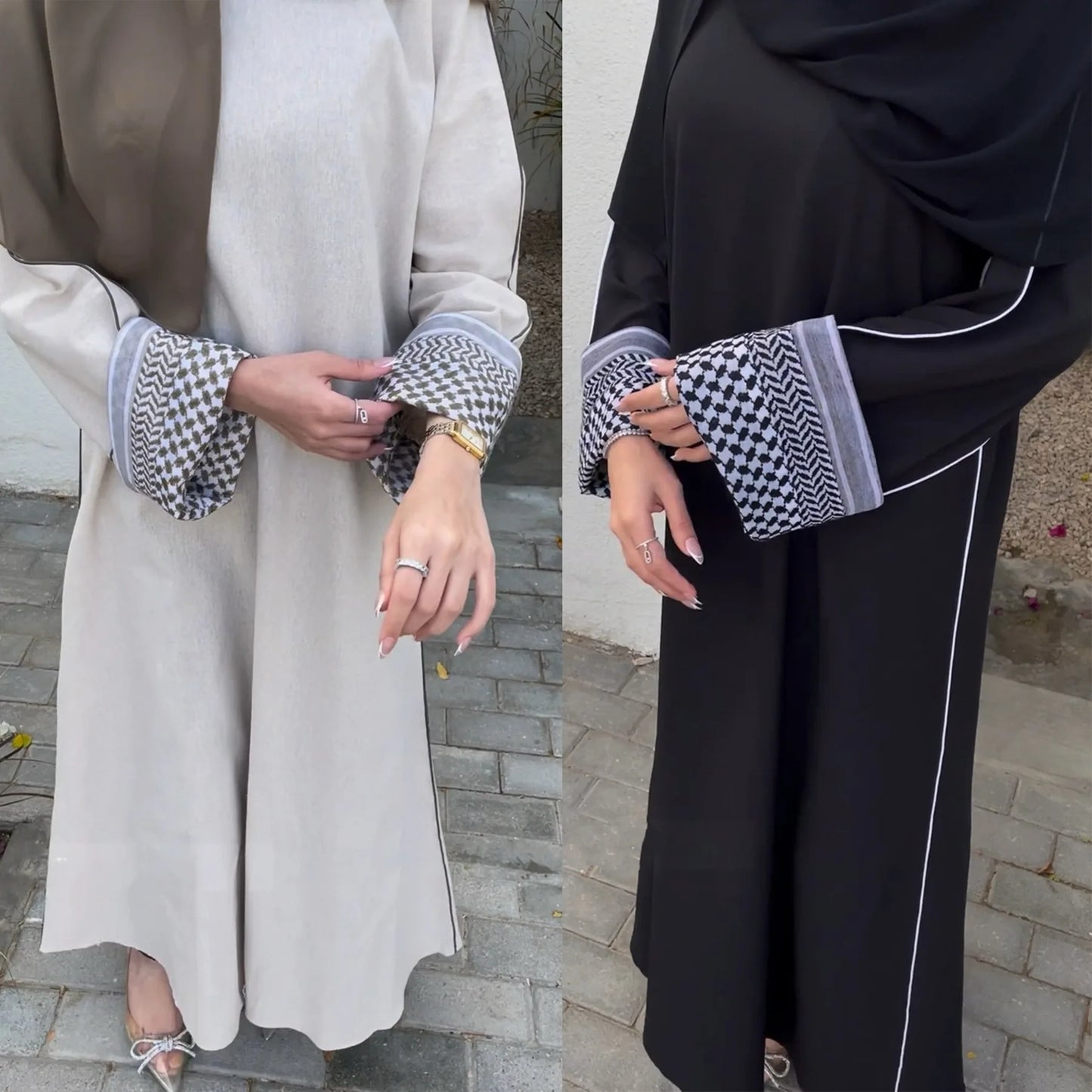 Latest Palestinian Kefiyyeh Abaya