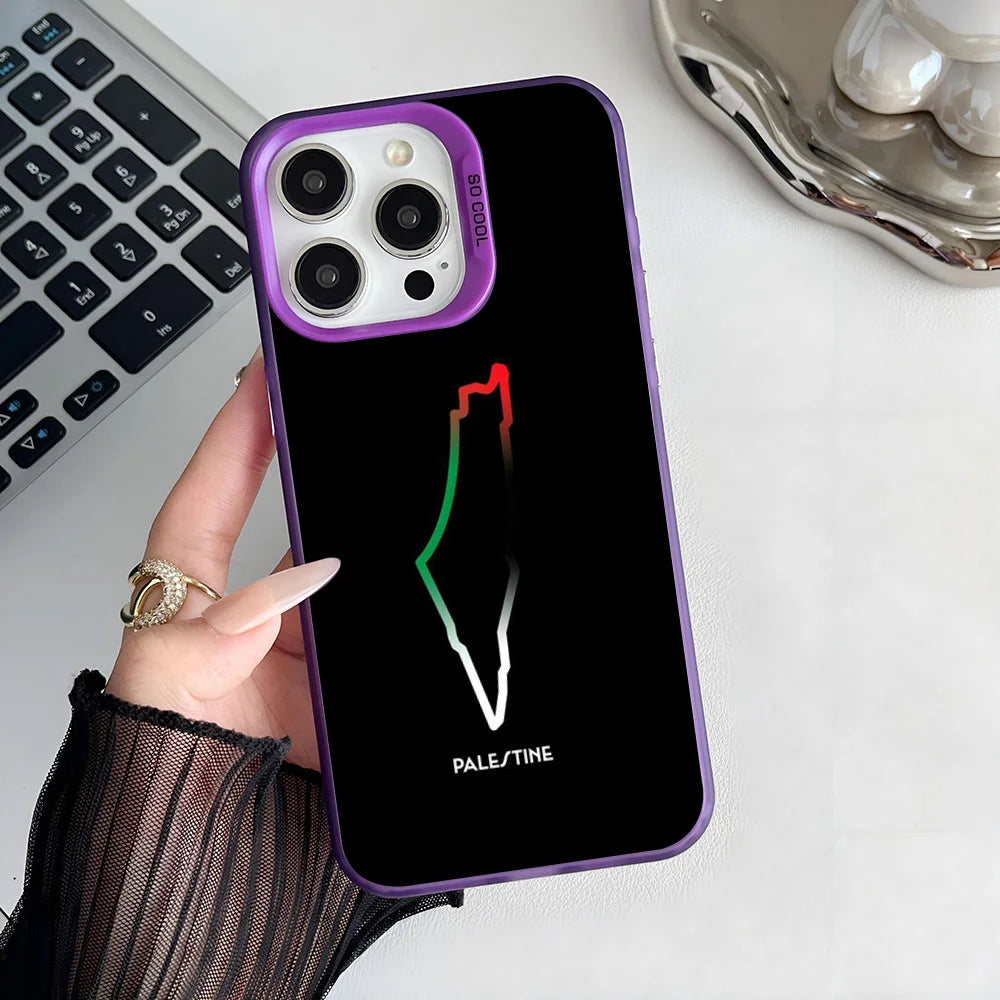 Palestine Flag MAP Phone Case For IPhone