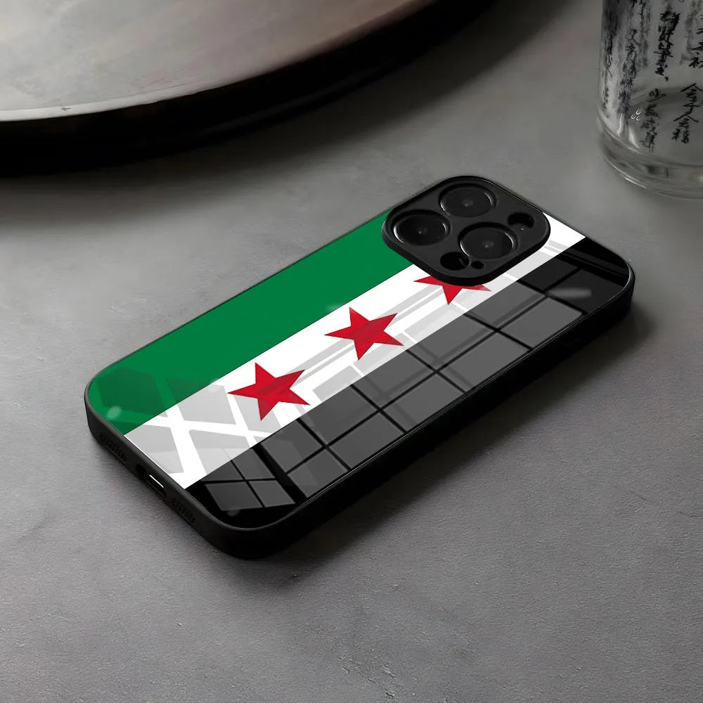 Syria Revolution Flag Phone Case For iPhone