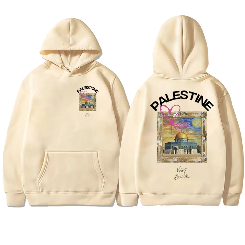 2025 Palestine New Double-Sided print Graphic Hoodies