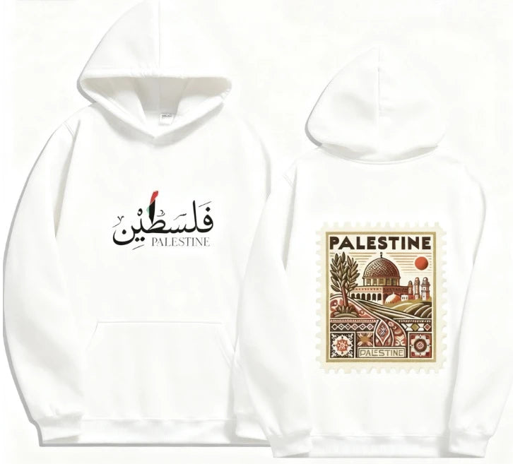 Palestine Unisex Vintage Casual Pullover Sweatshirts Palestine