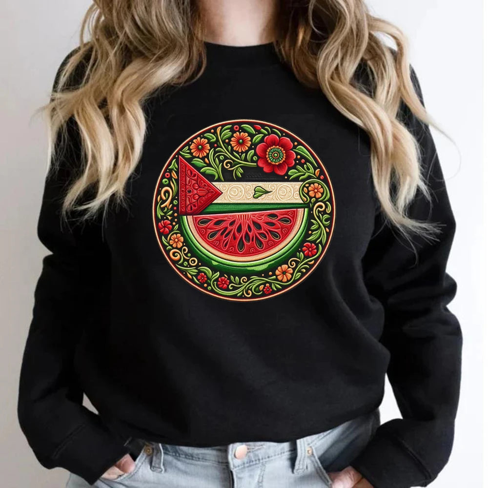 Watermelon Symbol Freedom Sweatshirt