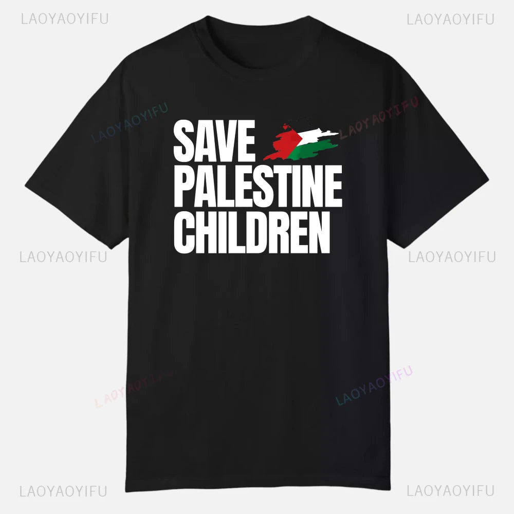 Palestine  Short Sleeve  Cotton T-shirt