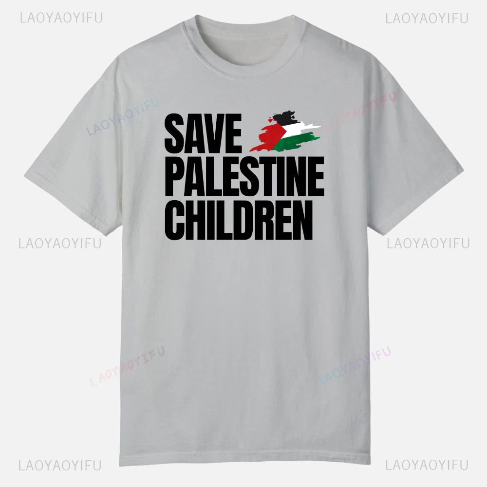 Palestine  Short Sleeve  Cotton T-shirt