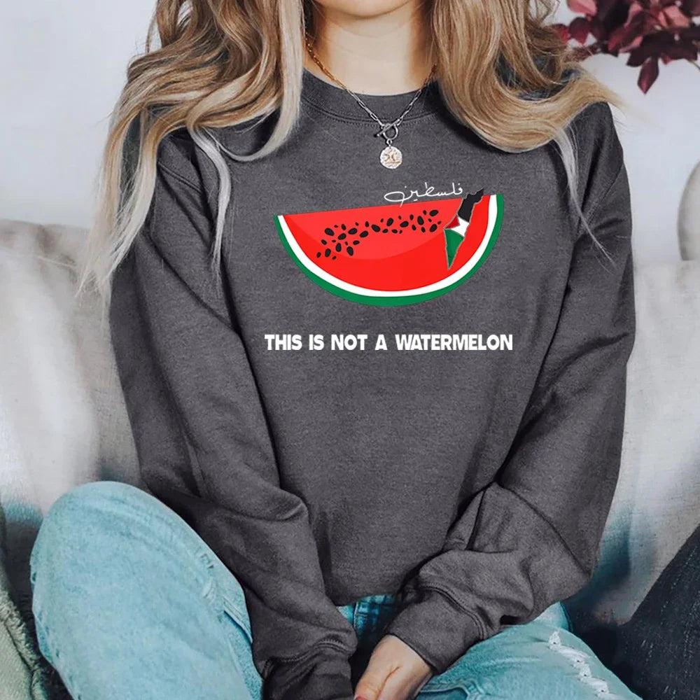 This Is Not A Watermelon Sweatshirt "Ceci N'est Pas Une Pastèque"  Hoodie
