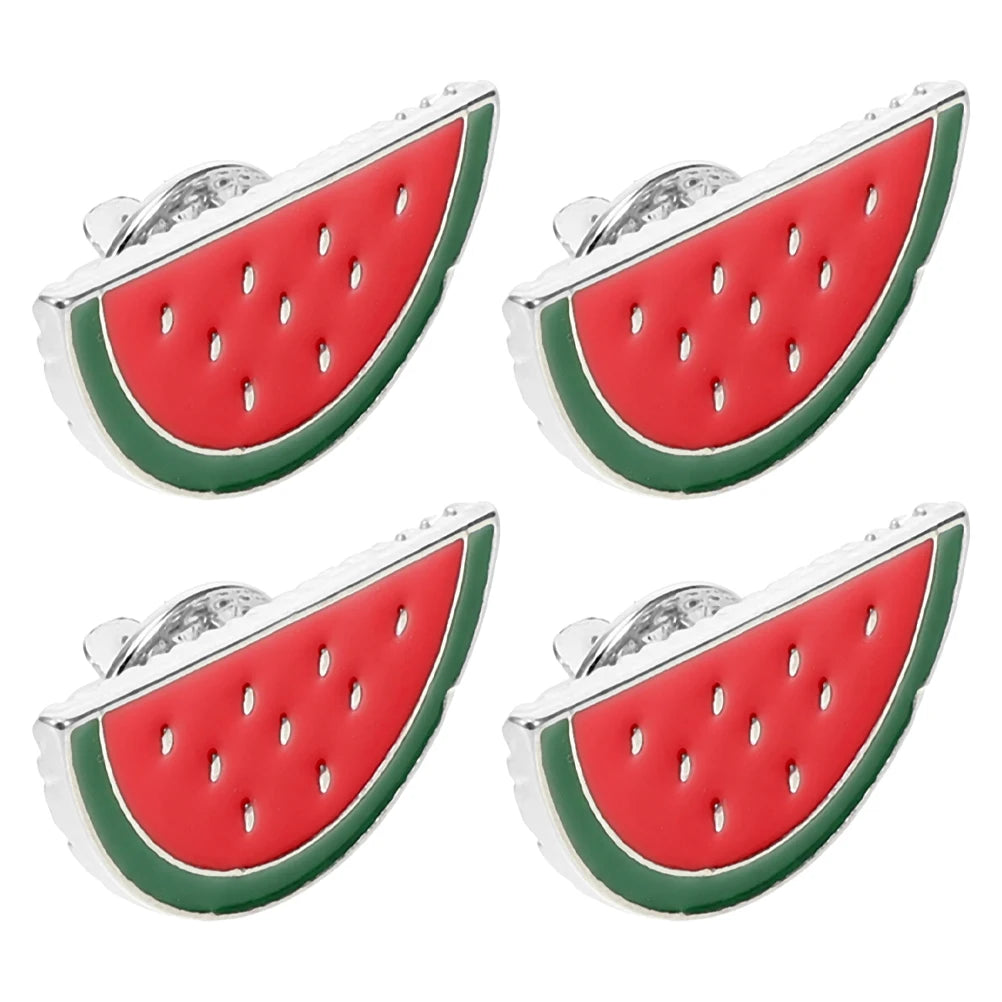 4 Pcs Watermelon Brooch