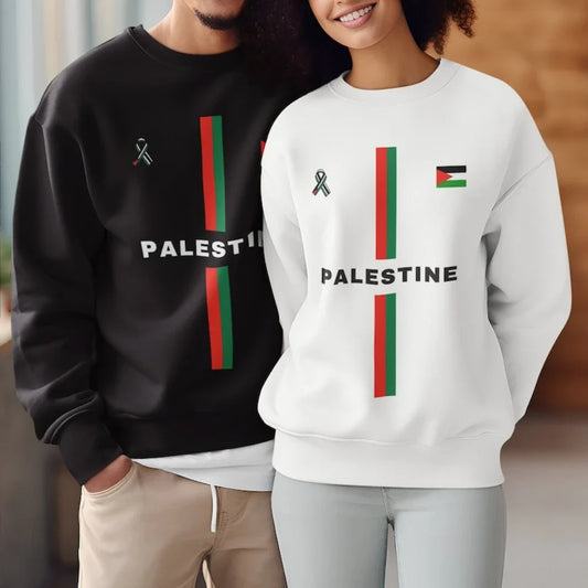 Palestine Sweatshirt Hoodie Tops Unisex  Vintage Casual Pullover