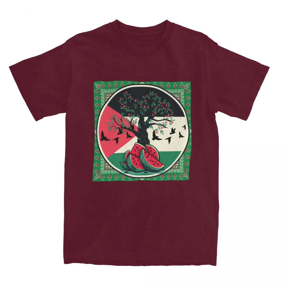 T-Shirts Palestine Watermelon 100% Cotton