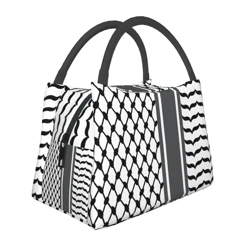 Palestinian Keffiyeh  Lunch Bags Outdoor Waterproof Cooler