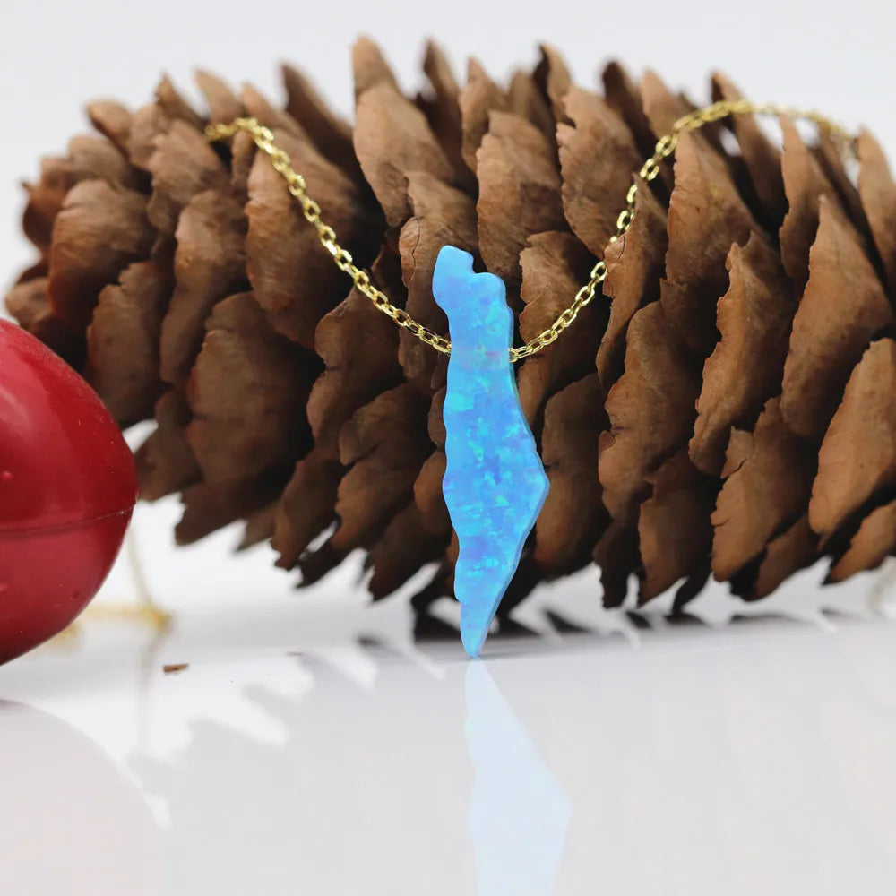 925 Silver O chain Palestine necklaces