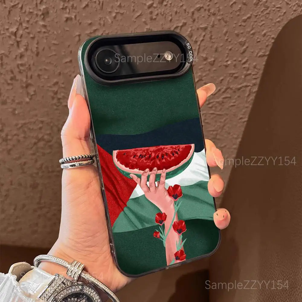 Embroidered Palestine Phone Case For iPhone