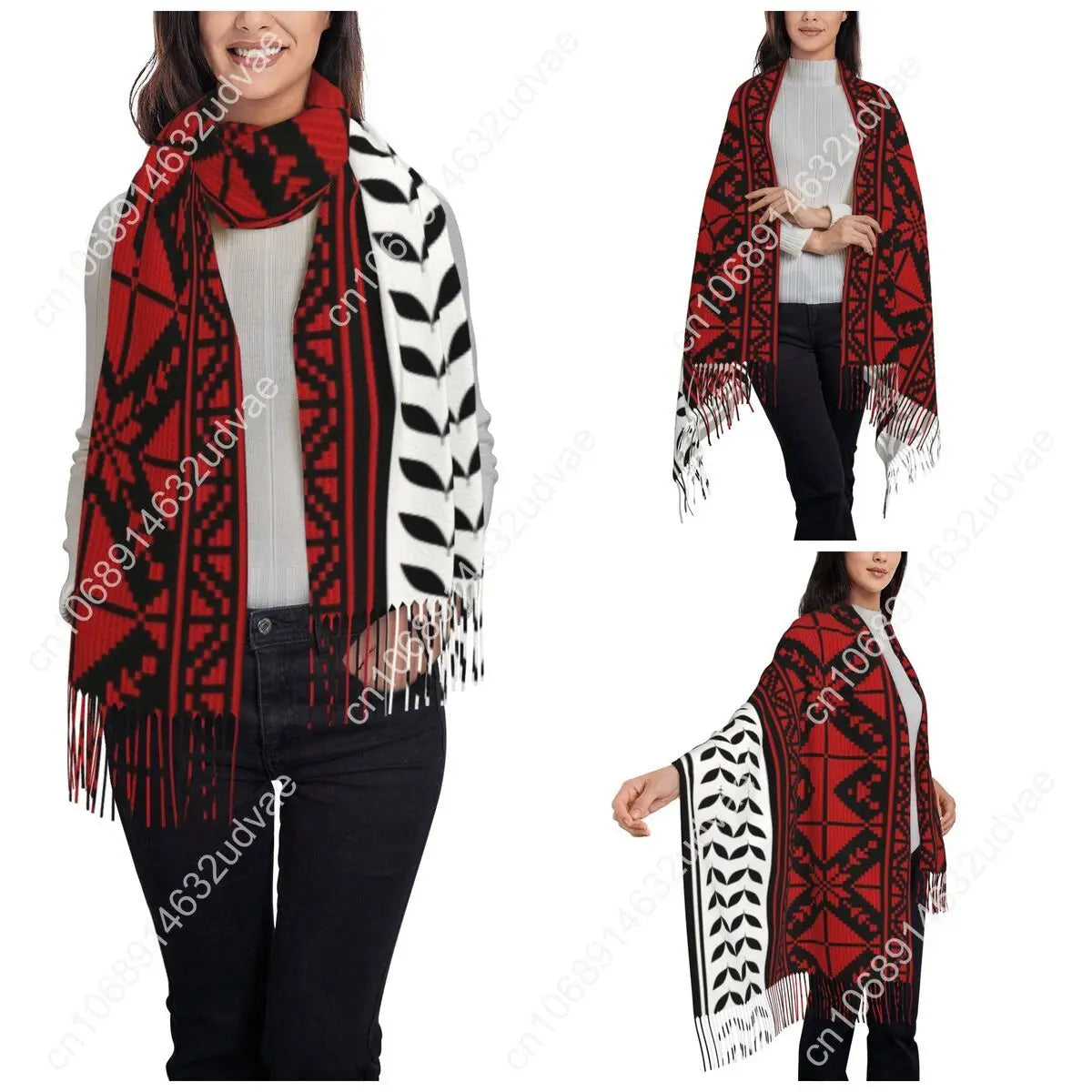 Scarf Kufiya Hatta Shawl and Wrap Pashmina Scarves