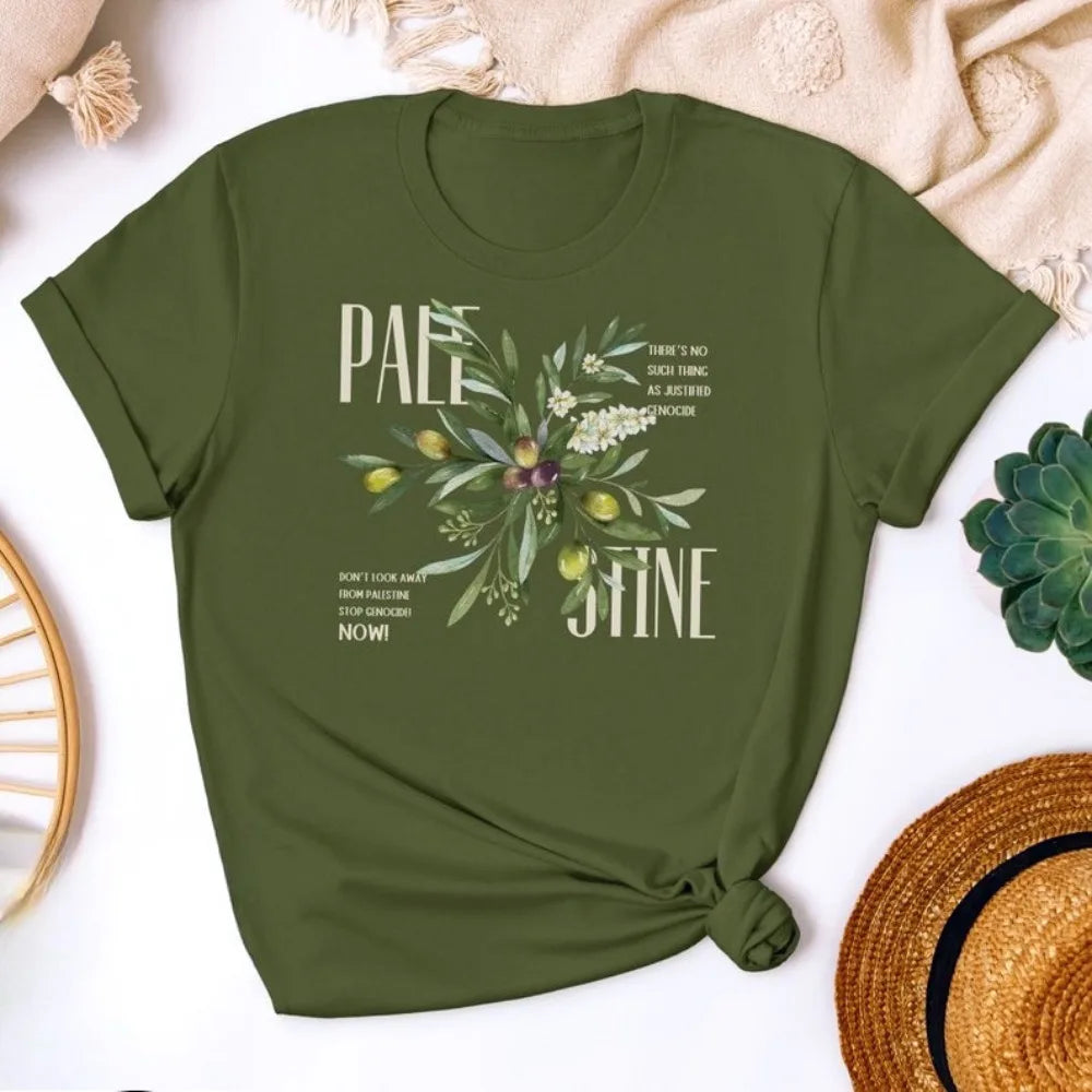 Palestine Olive T Shirt