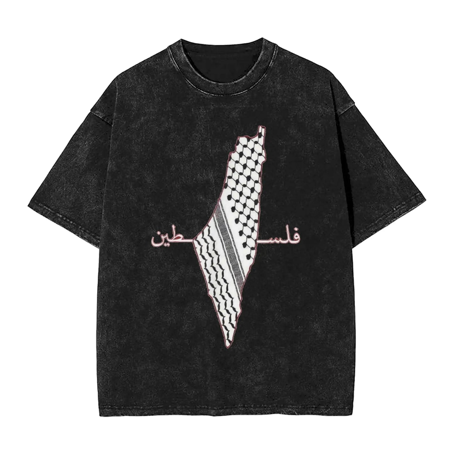 Palestine flag T Shirt Men 100% Cotton