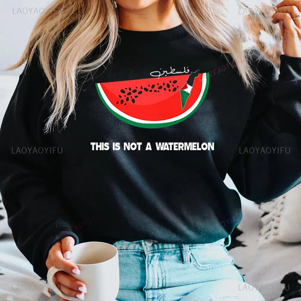 This Is Not A Watermelon Sweatshirt "Ceci N'est Pas Une Pastèque"  Hoodie