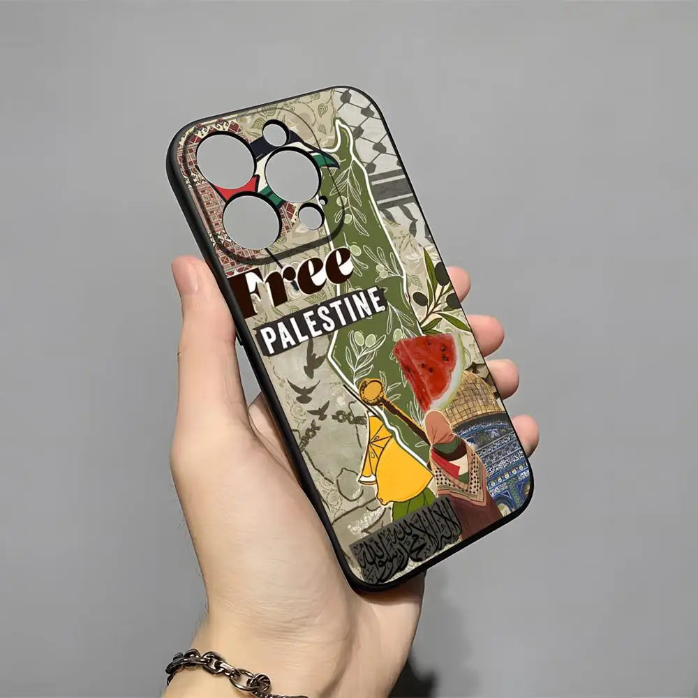 Epc Art Palestine Flag Phone Case For  Iphone Silicone Cover