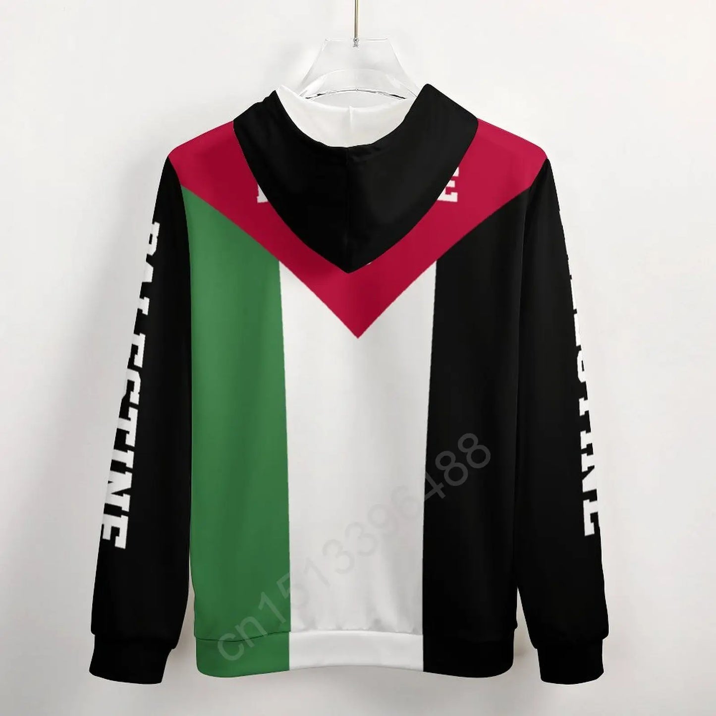 Palestine Flag 3D Printed  Zipper Hoodies Unisex