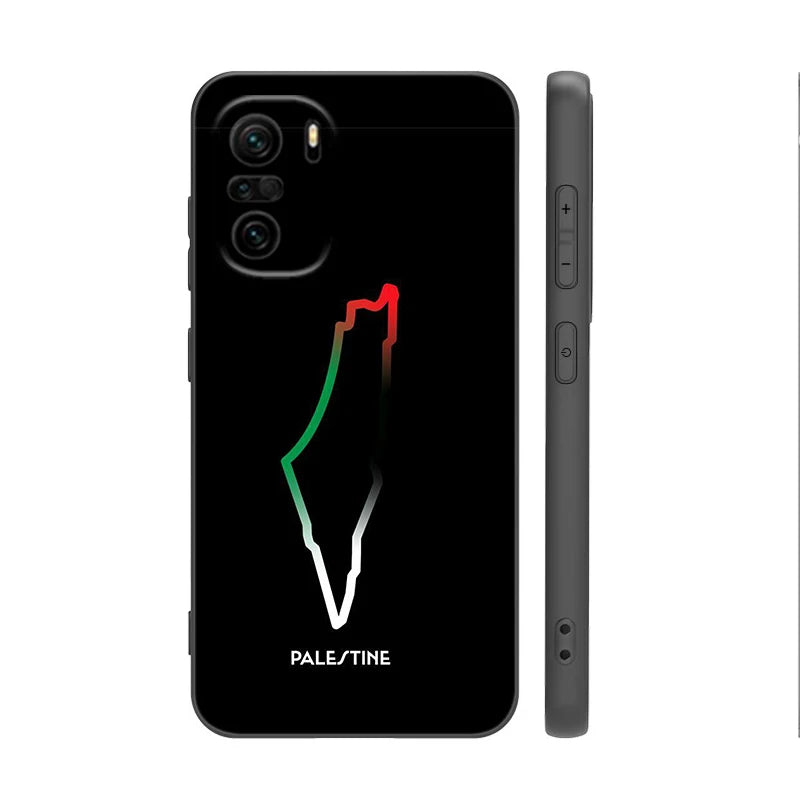 Palestine Flag MAP  Phone Case For Xiaomi POCO F3 X3 NFC X4 GT F5 F6 F7 M3 M4 M6 M7 X5 X7 Pro C40 C65 F4 M5 5G Cover