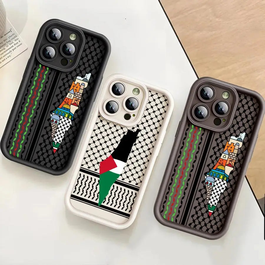 high quality Hattah Keffiyeh Phone Case for Apple iPhone TPU Soft Cover
