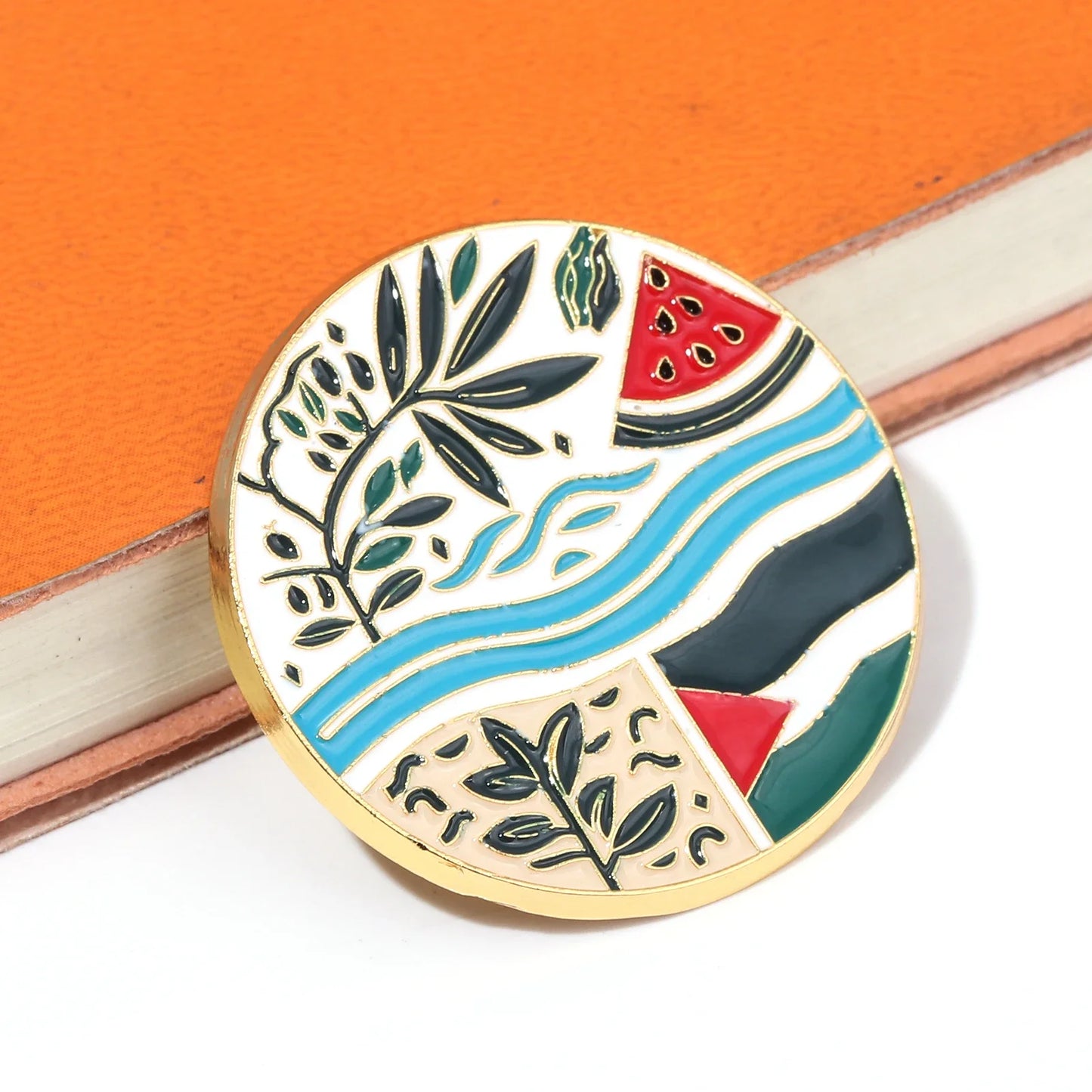 High-quality kuffiya Brooch