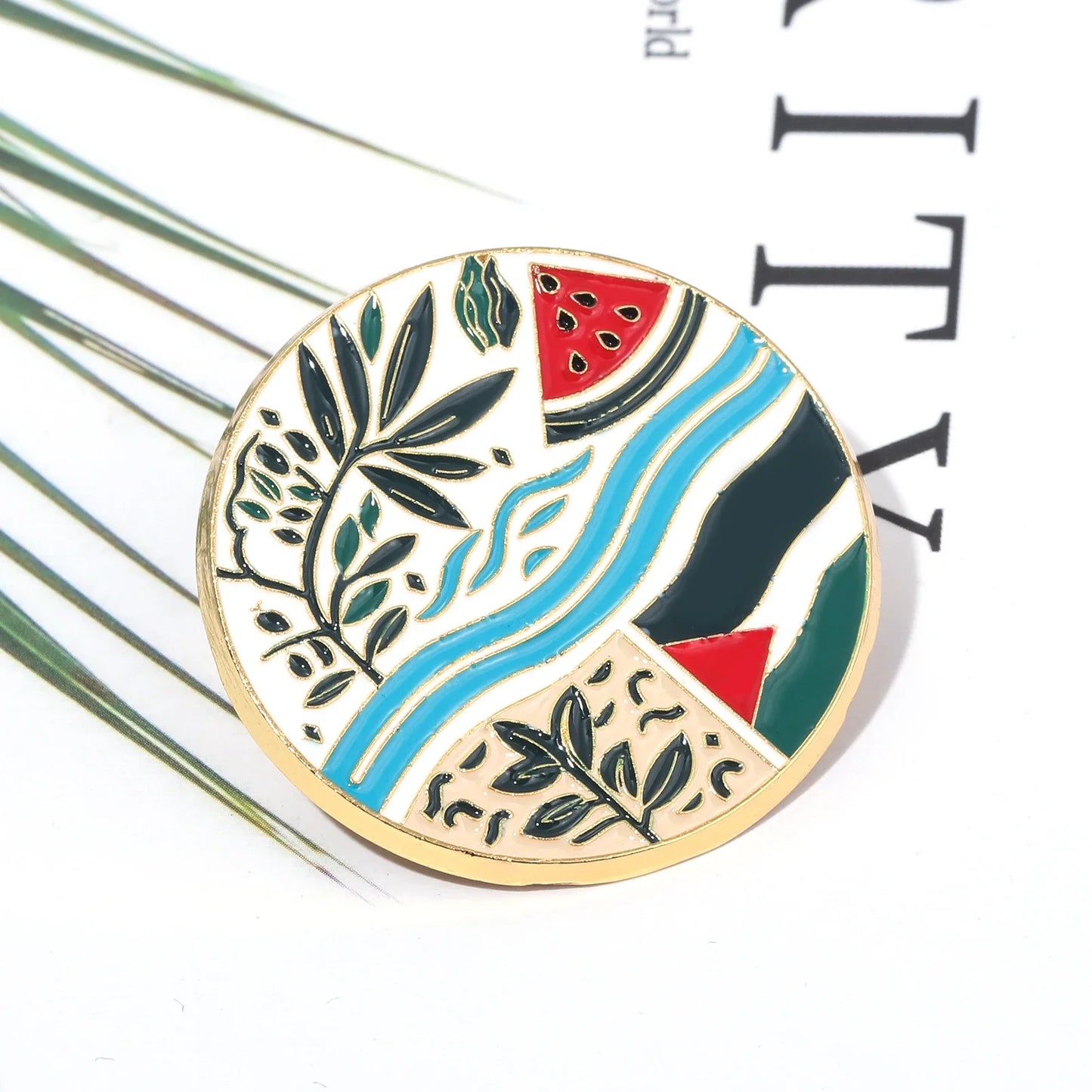 High-quality kuffiya Brooch