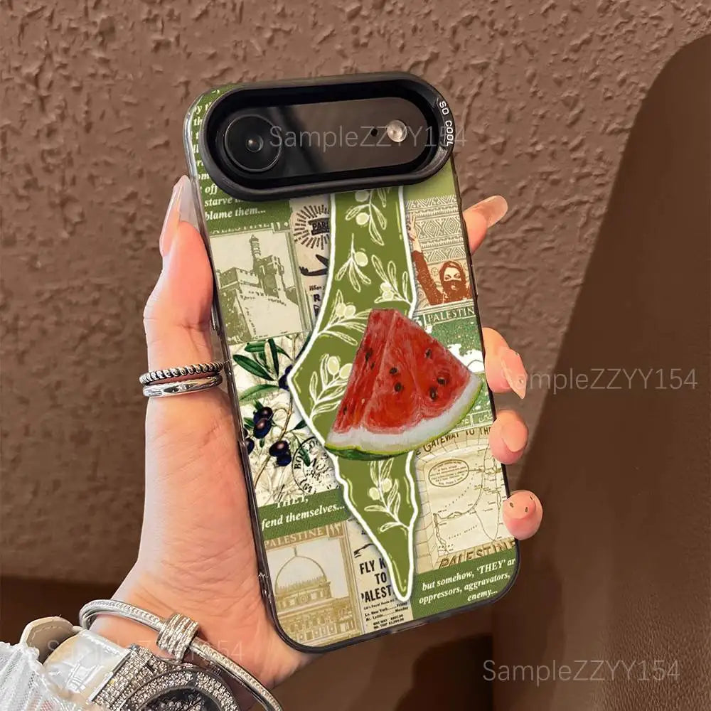 Embroidered Palestine Phone Case For iPhone