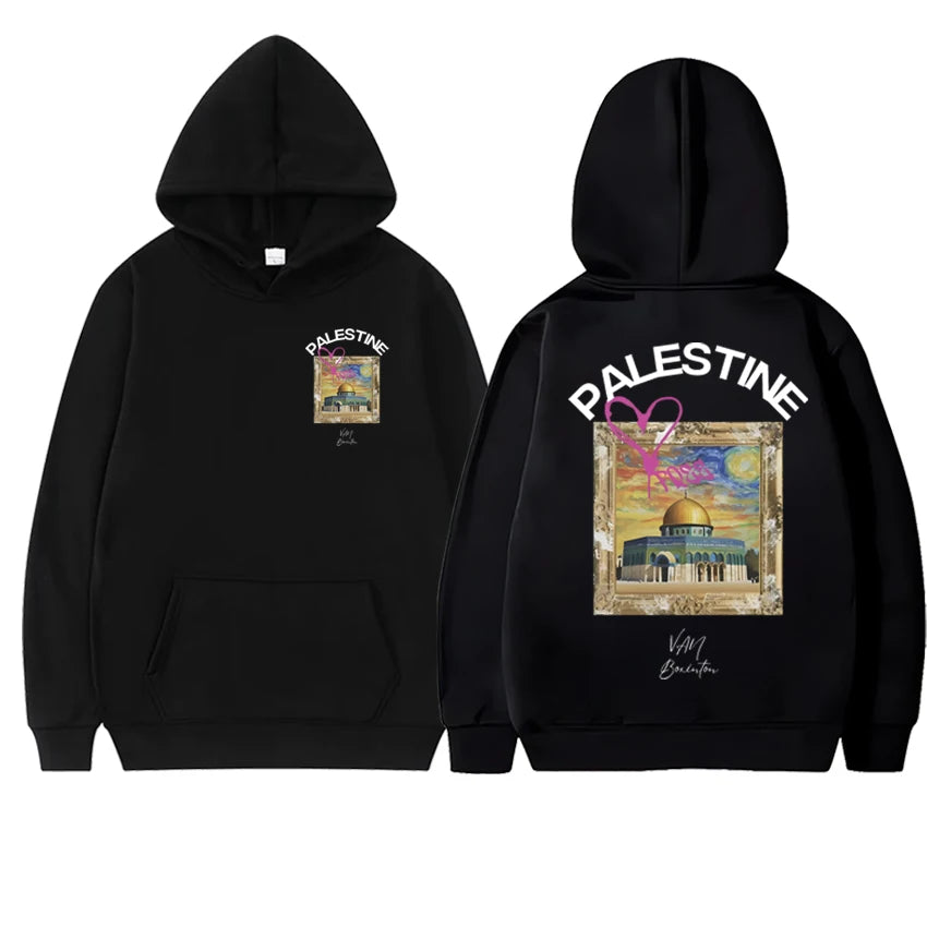 2025 Palestine New Double-Sided print Graphic Hoodies