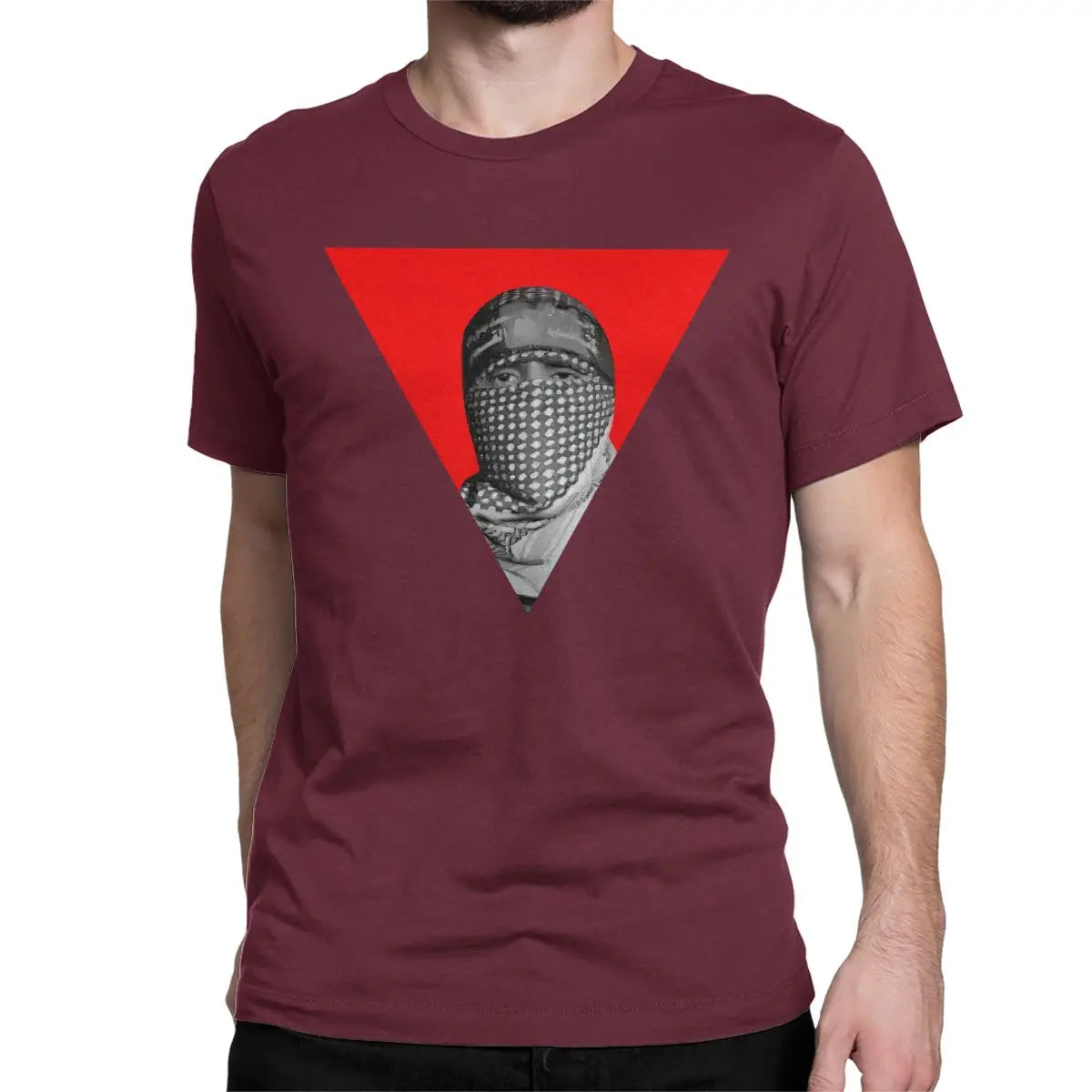 Pure cotton Hatta Kufiya T Shirts Short Sleeve Tops Plus Size