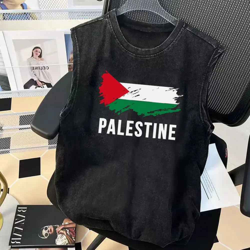 Palestine Heart Scribble Graphic T-Shirt