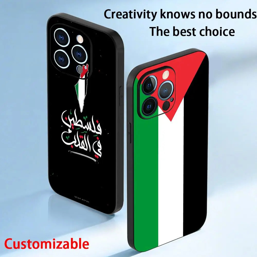 Palestine's map peace pattern Phone Case For iPhone Shockproof Cover