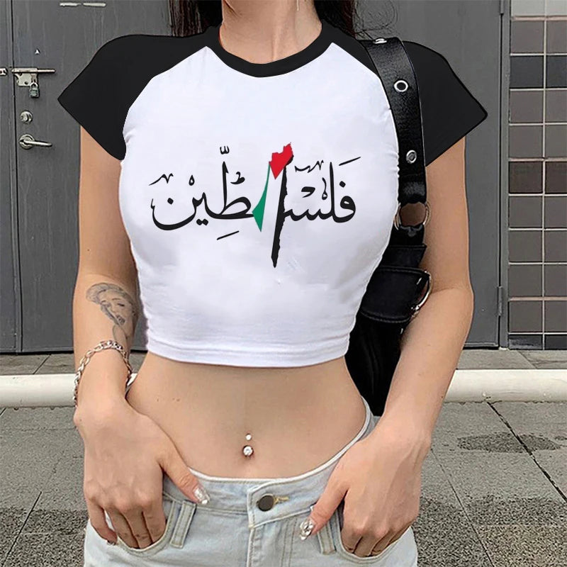 Palestine t-shirts, Crop Tops
