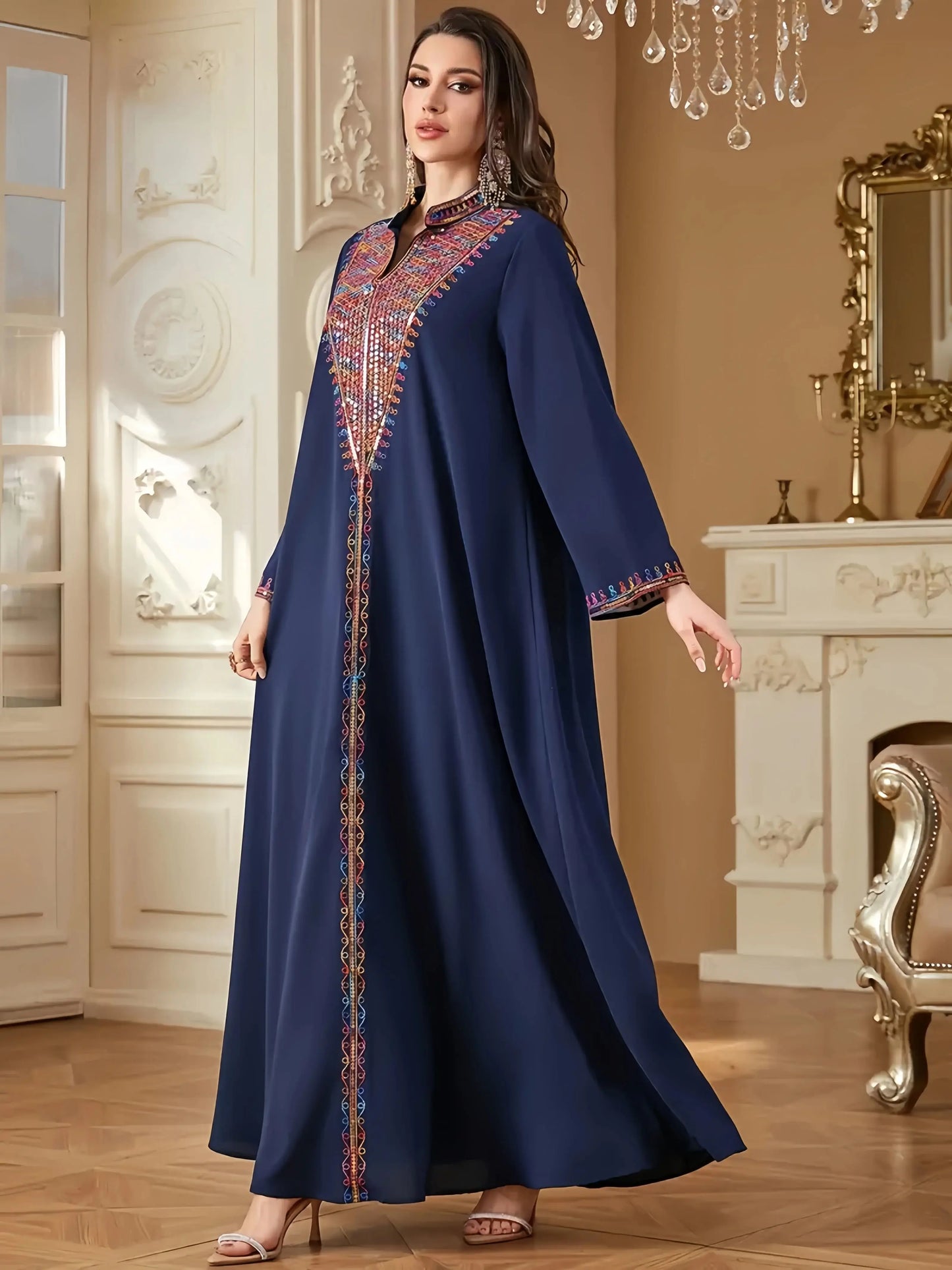 2025 New Moroccan Style Muslim Abaya