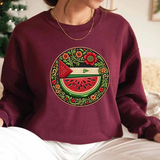 Watermelon Symbol Freedom Sweatshirt