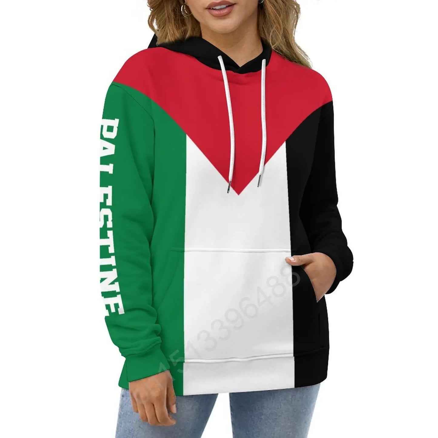 Palestine Flag 3D Hoodie