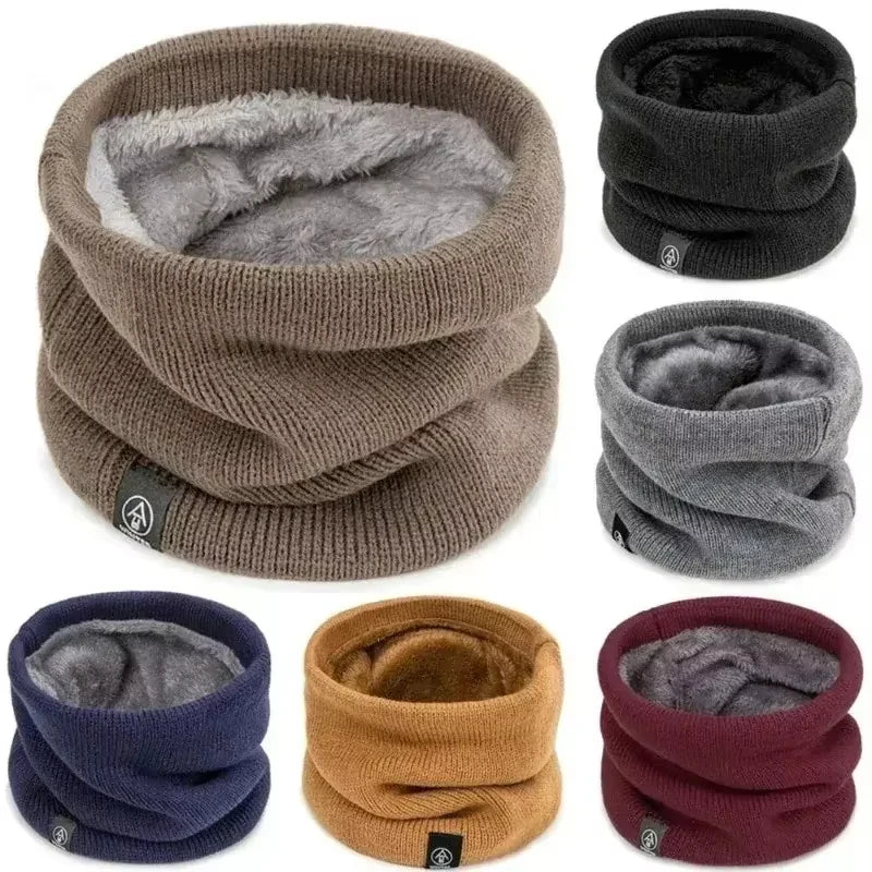 Soft Thickened Plush Warm Scarf - Winter
